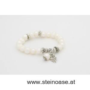 Armband Perle & Eule